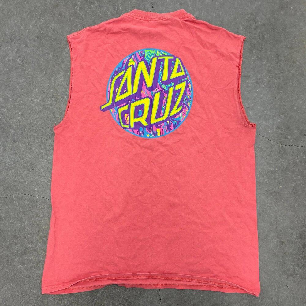 Santa Cruz Sleeveless Logo T Shirt - Picture 3 of 3